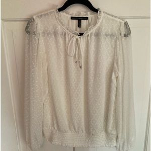WHBM peasant blouse M